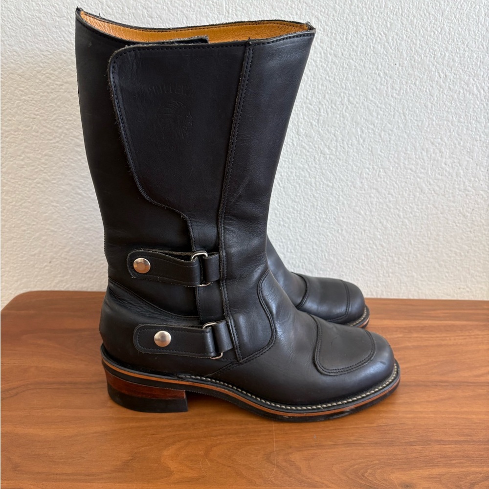 Chippewa Black Leather 27862 Heritage USA MADE Rally Motorcycle Biker Boots 11 D